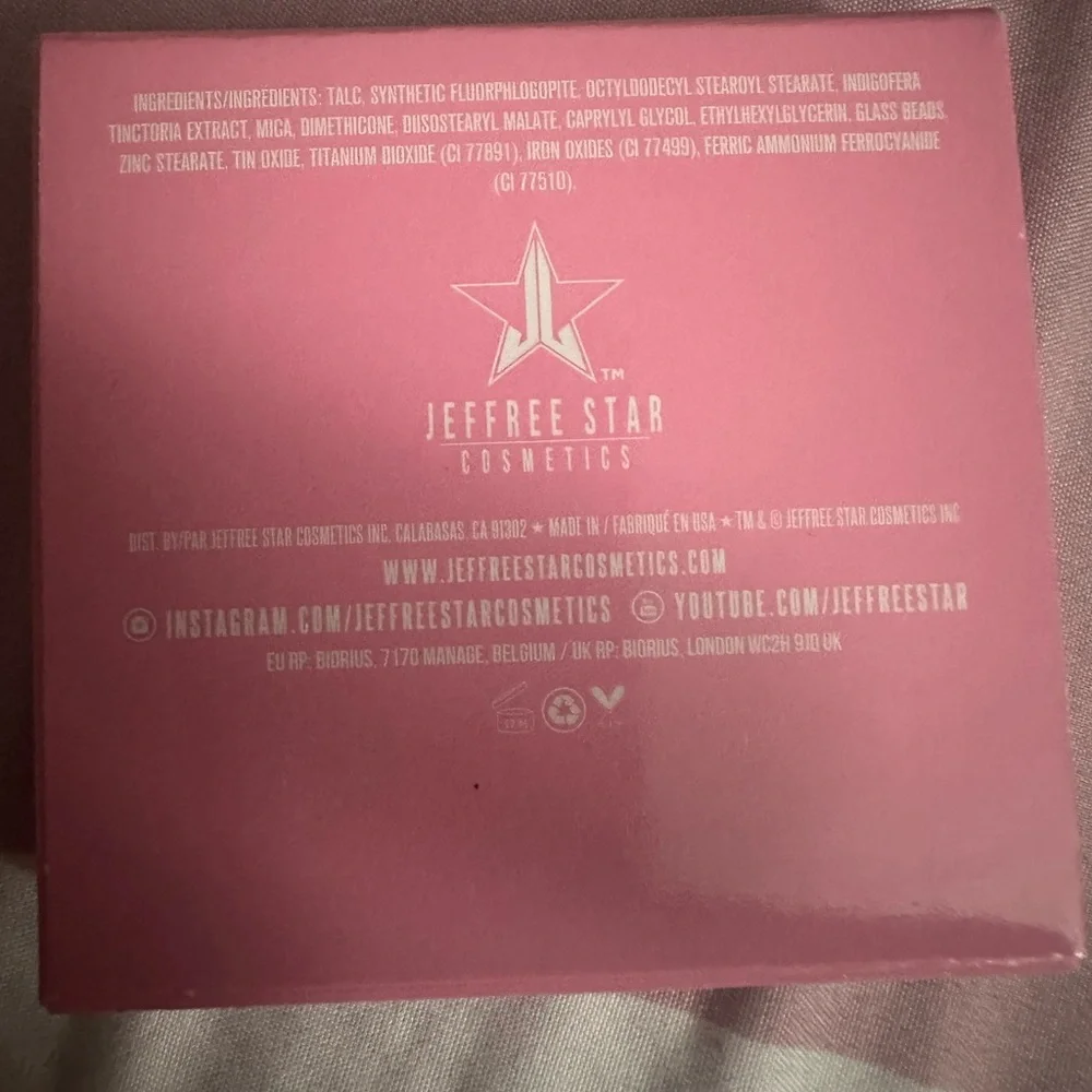 NIB Jeffree Star Single Eyeshadow Winter Wind NIB